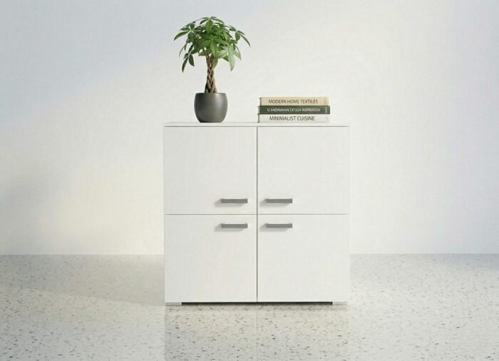 biała komoda 90 cm Trend 1 przodem
