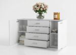Duża biała komoda Z Szufladami 160 cm Trend 8