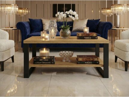 Przodem Stolik kawowy Loft 90x60 cm Soho