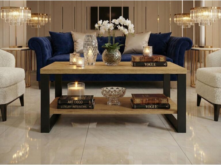 Przodem Stolik kawowy Loft 90x60 cm Soho