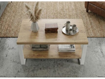 Kadr z góry na Stolik kawowy 90x60 cm Soho biały