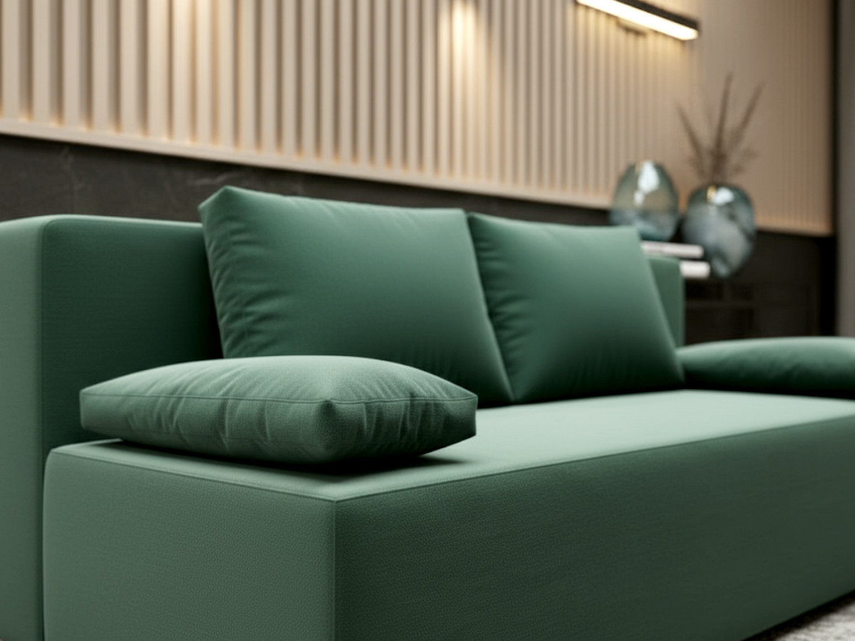 kanapa-sofa-rozkladana-z-funkcja-spania-mala-mlodziezowa-202-cm-bezowa-szara-czarna-tania-LIZA-c Mała Kanapa Rozkładana 202 CM Sofa Młodzieżowa Wolnostojąca Na Sprężynach Bonellowych + Wybór Kolorów - LIZA