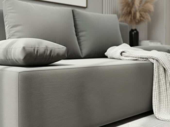 Mała Kanapa Rozkładana 202 CM Sofa Młodzieżowa Wolnostojąca Na Sprężynach Bonellowych + Wybór Kolorów - LIZA
