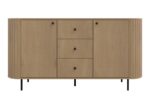 Komoda ryflowana 165 cm Sofia 01 stylowa rtv Ovalio
