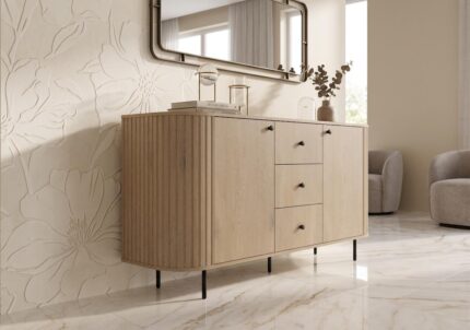 Komoda ryflowana 165 cm Sofia 01 Ovalio quiet luxury
