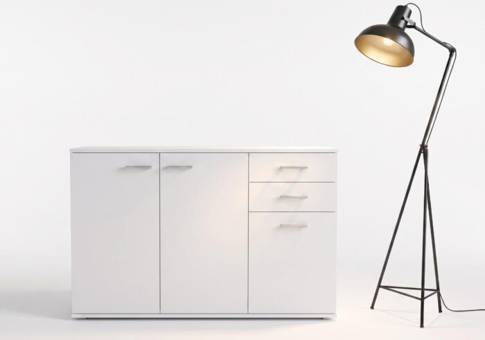 Komoda Biała 106x75 cm Diego 01