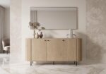 Komoda ryflowana 165 cm Sofia 02 Ovalio