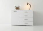 Komoda Z Szufladami 120 cm Trend 7 zamknięta