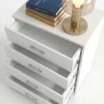 Komoda Z Szufladami 80 cm Trend 4 otwarta