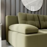 Kanapa Rozkładana 202 CM 3-Osobowa Sofa Młodzieżowa Bez Boków Wolnostojąca Na Sprężynach Bonellowych + Wybór Kolorów - VIKKA