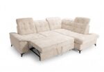 Nowoczesny Narożnik Como L 268x210 cm do salonu z funkcją spania