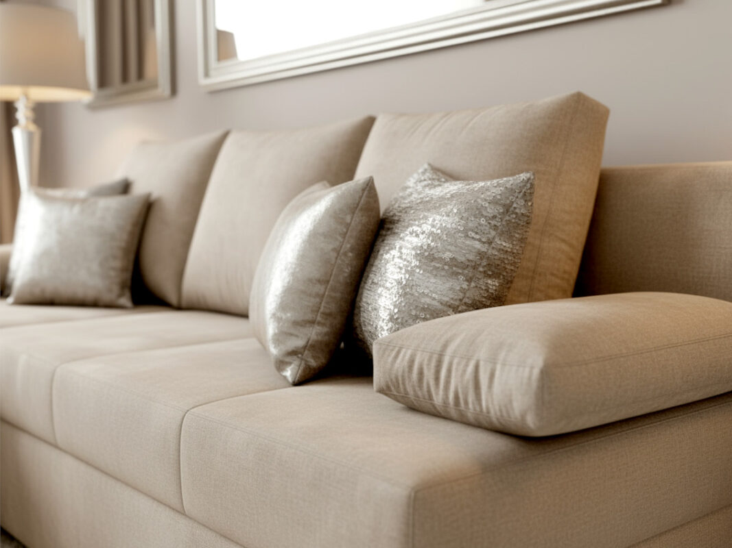 Mały Narożnik 210x145 CM + Funkcja Spania Pojemnik + Sprężyny Bonell - Wygodna Sofa Rogowa Rozkładana - LUMI