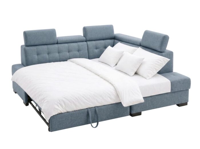 Nowoczesny Narożnik Genua 240x165 cm do spania