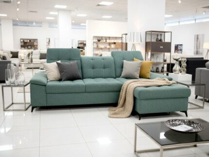 Salon meblowy narożnik nowoczesny 257x172 cm COMO