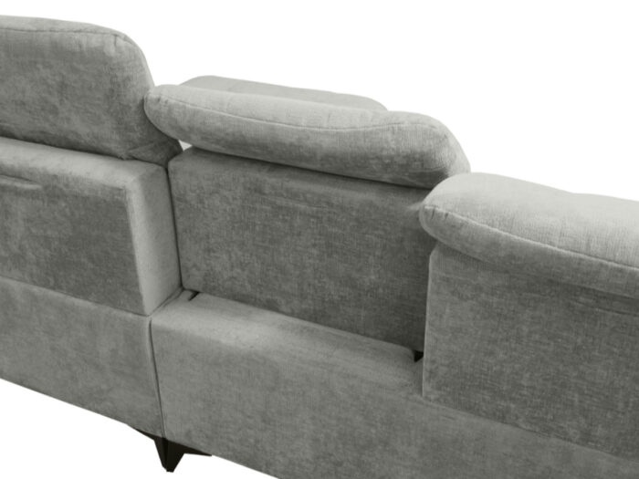Narożnik W Kształcie Litery U 343X210 CM Designerski Wypoczynek Z Regulacją Głębokości Oparcia - COMO U - obrazek 8