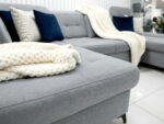Detal Zbliżenie na Otomanę Narożnik w kształcie litery U 343x210 cm COMO