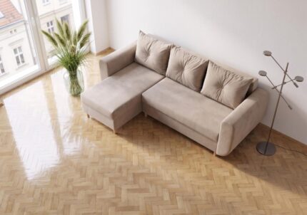Narożnik Z Funkcją Spania Dayton 242x145 cm rozkładany