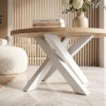 Stolik Okrągły 90 cm Loft Tiga kadr z dołu