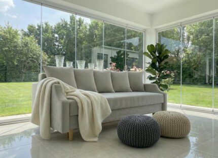 Aranżacja sofy Viva w przestronnym salonie