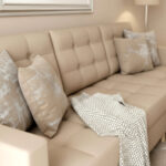 Narożnik Rozkładany Pikowany 224x144 CM + Pojemnik Na Pościel + Sprężyna Bonell Pianka T30 + Wybór Kolorów - AUSTIN