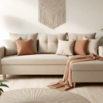 Narożnik Rozkładany 224X146 CM + Pojemnik Na Pościel + Sprężyna Bonell Pianka T30 + Skandynawski Styl + Wybór Kolorów - FARGO