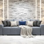 Duża Kanapa Rozkładana 265 CM Sofa 4 Osobowa Wolnostojąca Na Sprężynach Bonellowych + Wybór Kolorów - ATENA