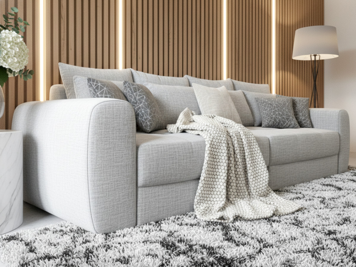 sofa-3-4-osobowa-rozkladana-z-funkcja-spania-pojemnikiem-wygodna-na-bonellu-z-poduszkami-ATENA-z15 Duża Kanapa 300 CM Sofa 4 Osobowa Wolnostojąca Na Sprężynach Bonellowych + Wybór Kolorów - ATENA