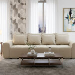 Duża Kanapa Rozkładana 265 CM Sofa 3 Osobowa Wolnostojąca Na Sprężynach Bonellowych + Wybór Kolorów - ATENA