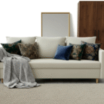 Sofa Z Funkcją Spania 3 Osobowa 222 CM Kanapa Rozkładana Z Pojemnikiem + Wysokie Nóżki + Wybór Kolorów SPRING