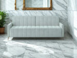 Kanapa Rozkładana 3-Osobowa 226 CM Wygodna Sofa Do Salonu + Wysokie Nóżki + Eleganckie Meble Wypoczynkowe - SUNNY