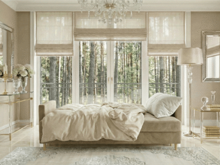 Spanie w salonie Kanapa Rozkładana 224 CM FLORIDA