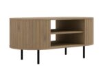 Stolik Kawowy 100x52 cm Sofia 05 Ovalio dąb cremona na nóżkach 15 cm