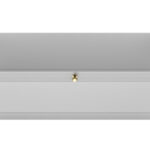 Szafka Modułowa Biała 95 CM - Stwórz Własny Zestaw Mebli - Frezowane Malowane Fronty MDF - SN4