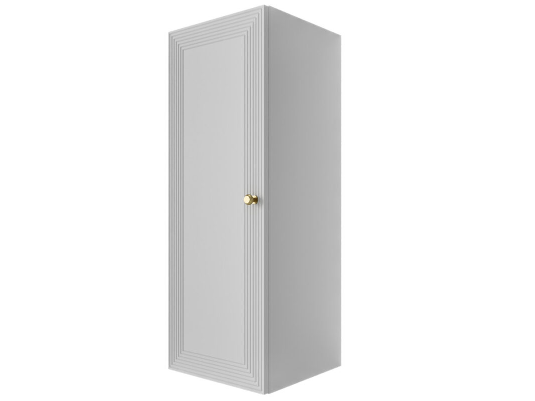 Szafka Modułowa Biała 95 CM - Stwórz Własny Zestaw Mebli - Frezowane Malowane Fronty MDF - SN4