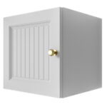 Szafka Modułowa Biała 35 CM - Stwórz Własny Zestaw Mebli - Frezowane Malowane Fronty MDF - SN1