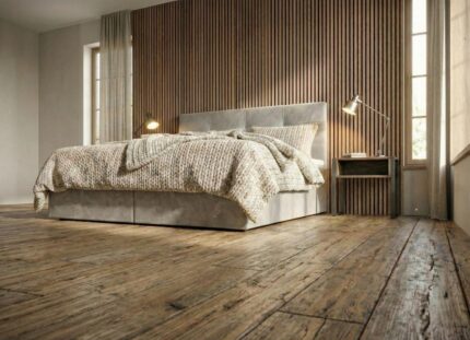 Kadr wide angle na Szare Łóżko Kontynentalne 160x200 Sega