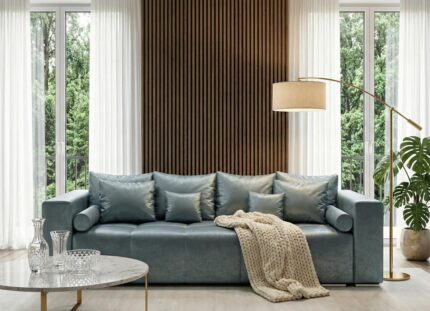 4-Osobowa Kanapa 265 cm Tilia w aranżacji salonu modern
