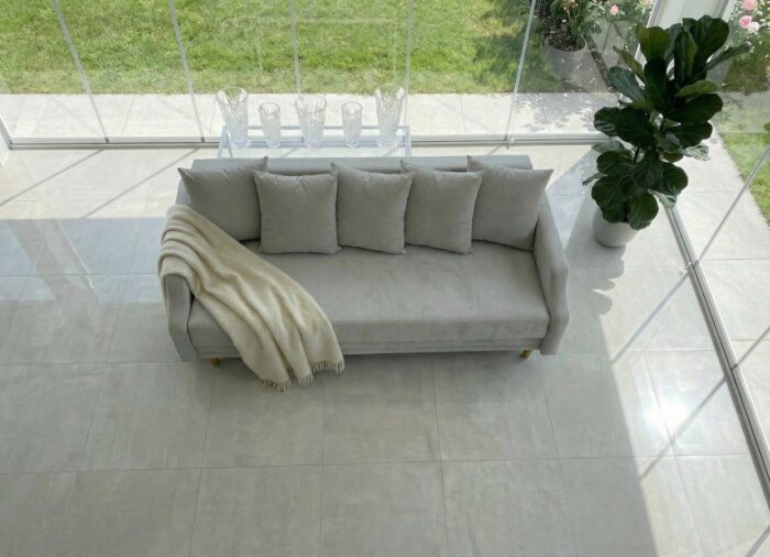Sofa Z Funkcją Spania Viva 224 cm ujęcie z góry
