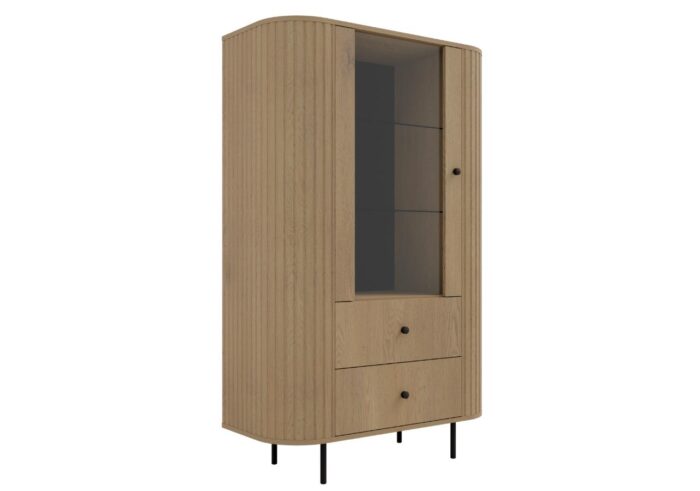 Witryna do salonu Sofia 09 98x155 cm dąb cremona