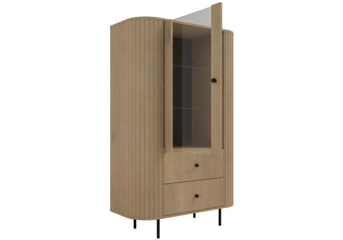 Witryna do salonu Sofia 09 98x155 cm dąb cremona