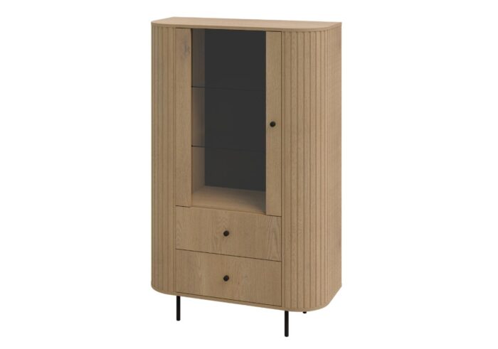 Witryna do salonu Sofia 09 98x155 cm dąb cremona