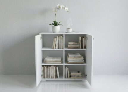 Kadr na wnętrze Komoda 2-Drzwiowa 80 cm Trend 6