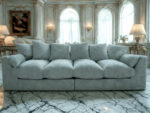 Wygodna Sofa 4-Osobowa 250 CM + Miękkie Poduszki Siedzisko Oparcie + Eleganckie Meble Wypoczynkowe Do Dużego Salonu - ROMA