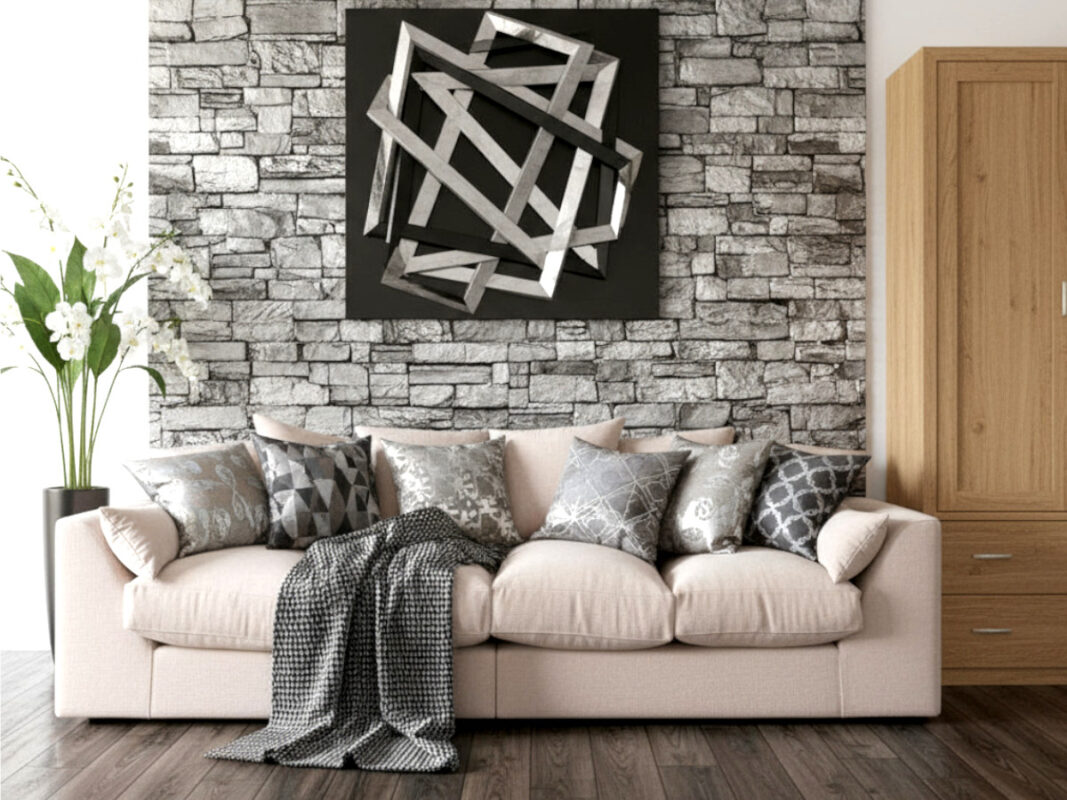 Wygodna Sofa 4-Osobowa 250 CM + Miękkie Poduszki Siedzisko Oparcie + Eleganckie Meble Wypoczynkowe Do Dużego Salonu - ROMA