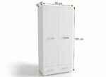 Wymiary szafy Trend 21 80x191 cm