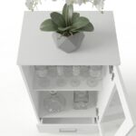 Zbliżenie na wnętrze Witryna Z Szufladą 50x130 cm Trend 9